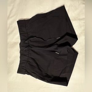 Black “inner glow high-rise short 3” (online only)